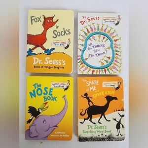 Dr. Seuss Hardback Toddler Mini 4 Book Lot !